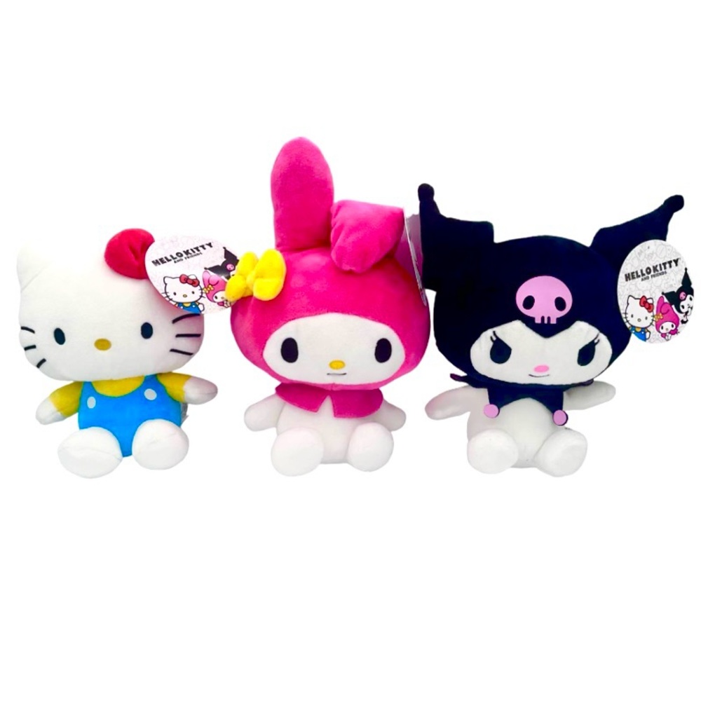 Hello Kitty My Melody And Kuromi 3 pack Sanrio Bundle